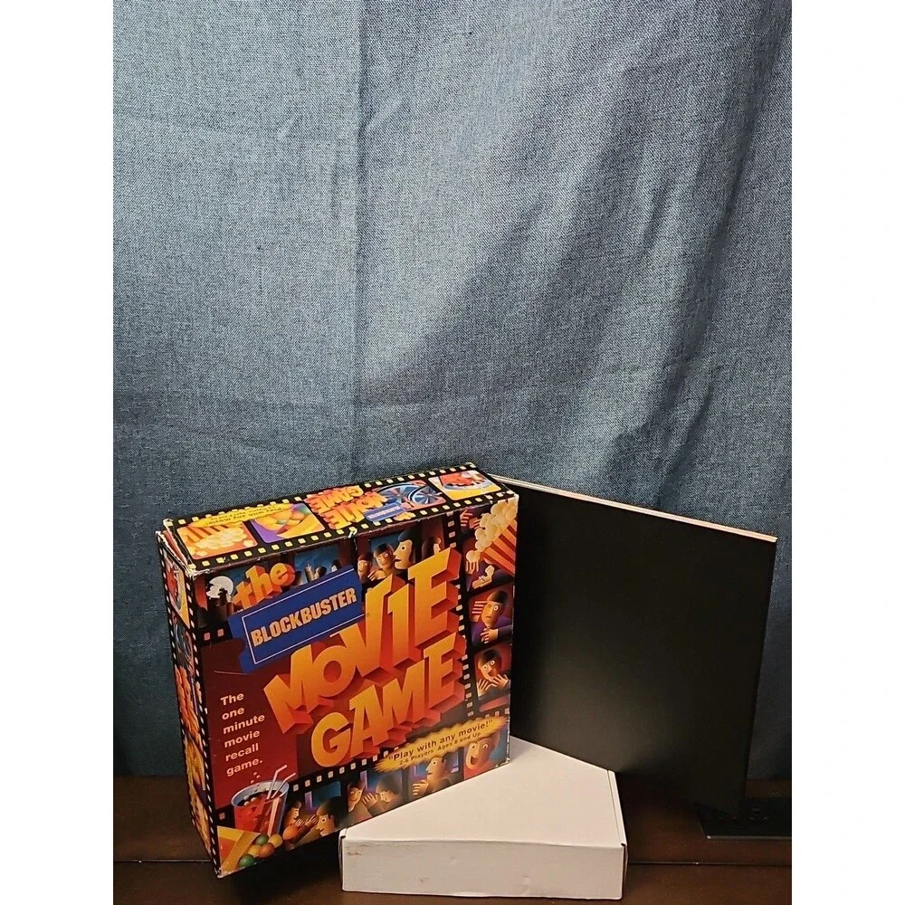 Blockbuster Movie Game | 2000 Vintage Board Game | 100% Complete with Timer |